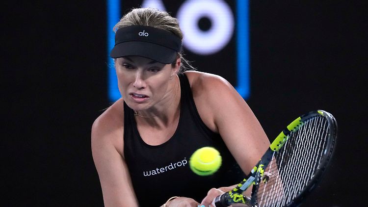 Danielle Collins gesteht: "Es war ein bisschen peinlich. Ich wäre am liebsten im Boden versunken."