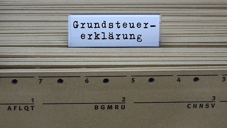 Schön, wenn die Grundsteuererklärung da ist, wo sie hingehört.