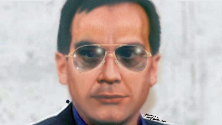 Mit diesem computergenerierten Bild sollten 2006 der Fahndung nach Messina Denaro neue Impulse gegeben werden.