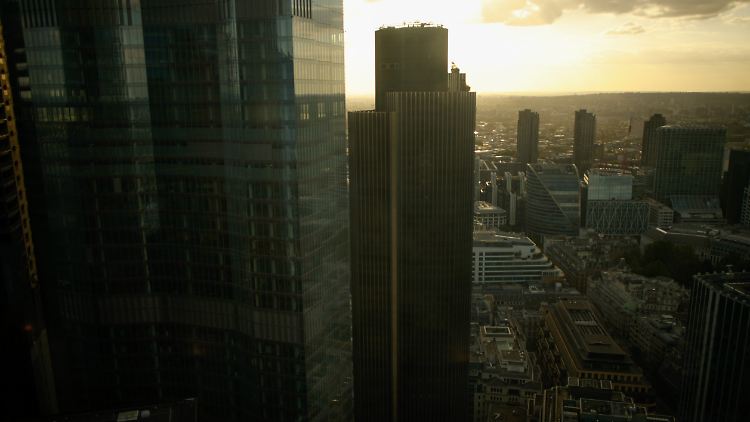 Ein Blick auf den Londoner Finanzdistrikt.