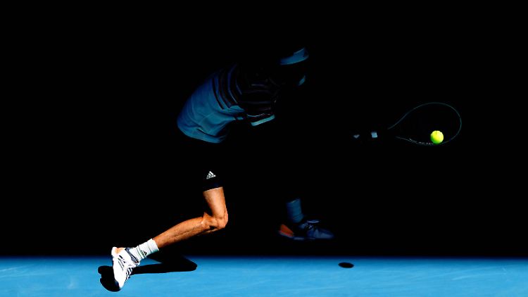 Alexander Zverev bei den Australian Open 2020.