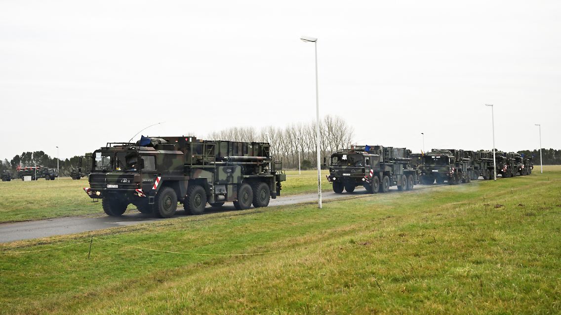 Der Konvoi ist unterwegs von Deutschland nach Polen.