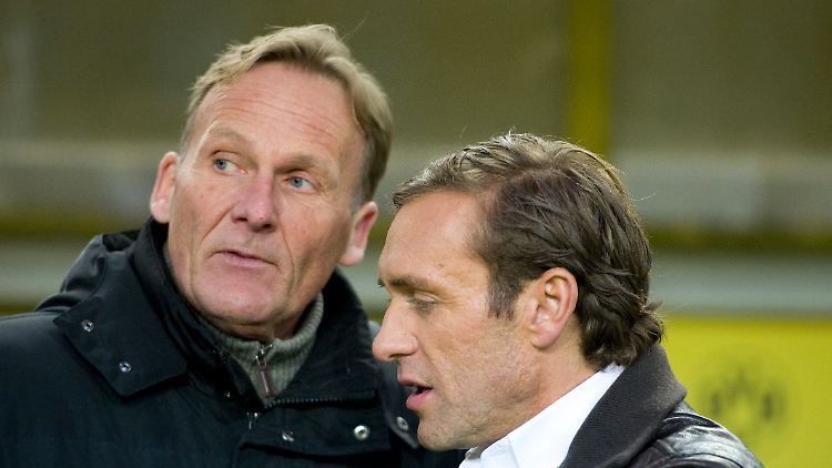 Aki Watzke und Thomas Doll. Ein Bild aus den 10er-Jahren. 