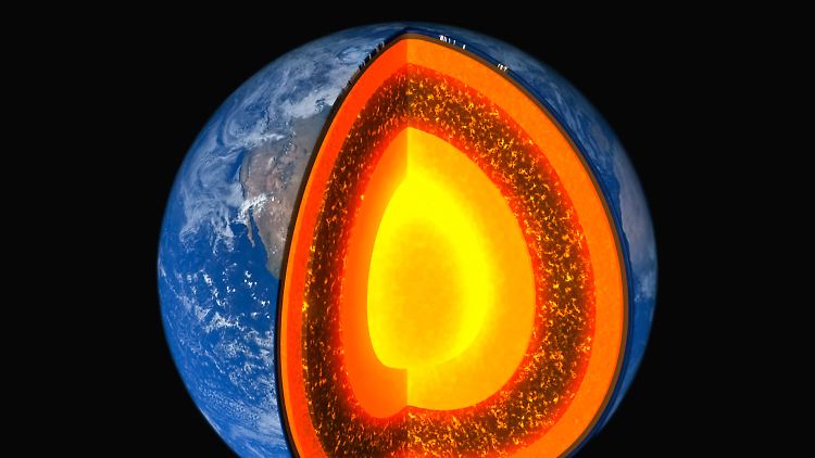 Wissenschaftler müssen sich bei ihrer Forschung auf das verlassen, was sie indirekt über den Erdkern in Erfahrung bringen können - anhand der Ausbreitung seismischer Wellen durch das Innere der Erde.