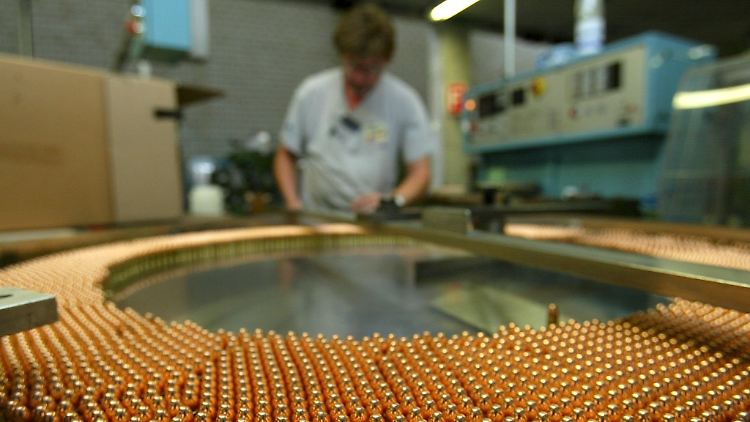 Munitionsherstellung beim Schweizer Unternehmen Ruag in Thun (Archivbild).