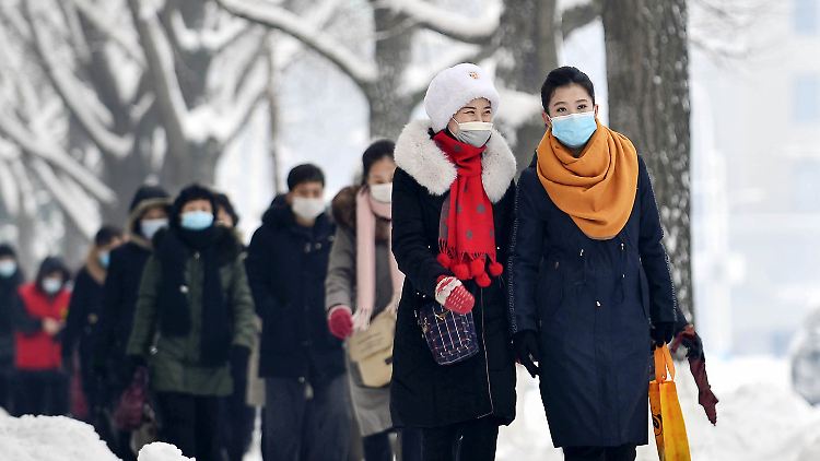 Im Dezember war Flanieren in Nordkoreas Hauptstadt noch erlaubt.
