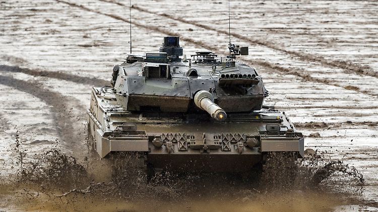 Soll an die Ukraine gehen: Leopard 2A6 der Bundeswehr.