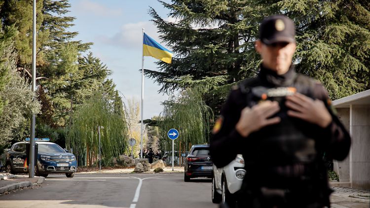 Die Ukraine verschärfte nach dem versuchten Anschlag die Sicherheitsvorkehrungen in Spanien.