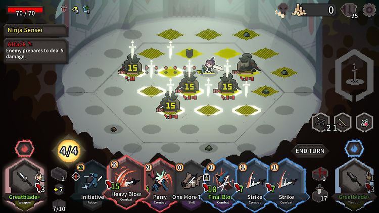 Die sechseckige Arena von "Alina of the Arena".