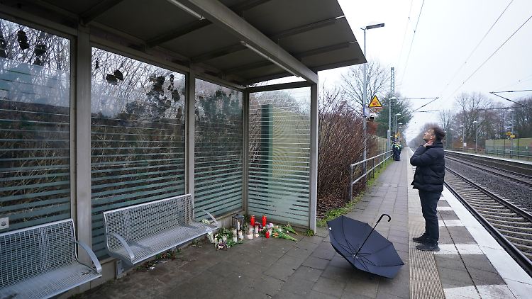 Auf dem Bahnhof von Brokstedt wurde der Täter überwältigt.