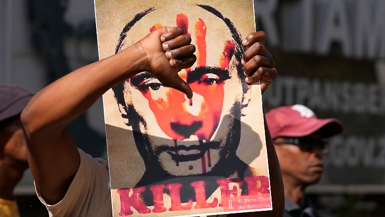 Er soll für seine Verbrechen zur Rechenschaft gezogen werden: Wladimir Putin.
