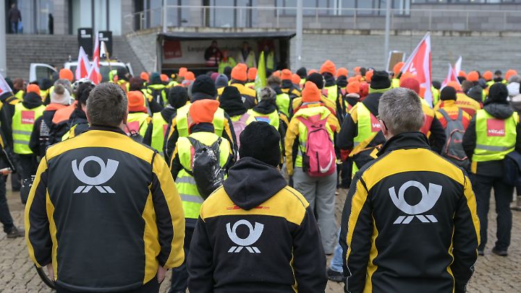 Rund ein Drittel der Post-Beschäftigten befindet sich im Streik.