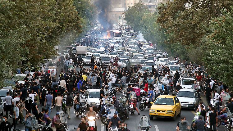 Die Proteste im Iran begannen Mitte September nach dem Tod der iranischen Kurdin Jina Mahsa Amini.