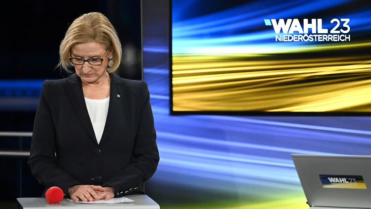 Mikl-Leitner holt mit ihrer ÖVP das schlechtestes Ergebnis seit 1945.