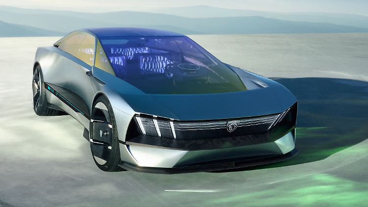 Das Anfang 2023 vorstellte Konzeptauto Inception nimmt einiges der kommenden E-Peugeots vorweg.