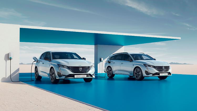 Peugeot 308 und 308 SW sind bald schon in batterieelektrisch angetriebenen Versionen erhältlich.