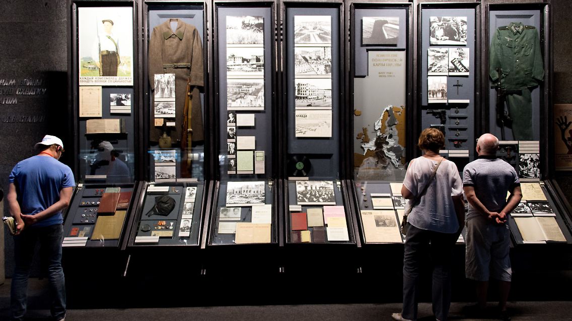 Blick in das Museum der Schlacht von Stalingrad in Wolgograd.