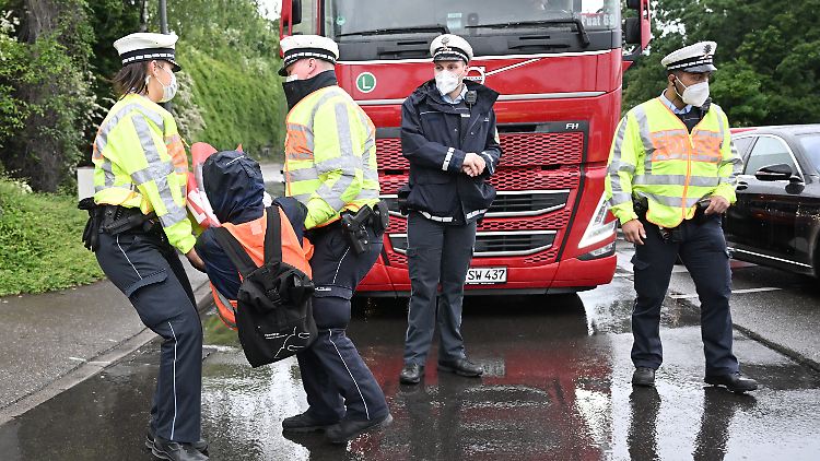 Auch in Stuttgart gab es vergangenes Jahr Proteste der "Letzten Generation".