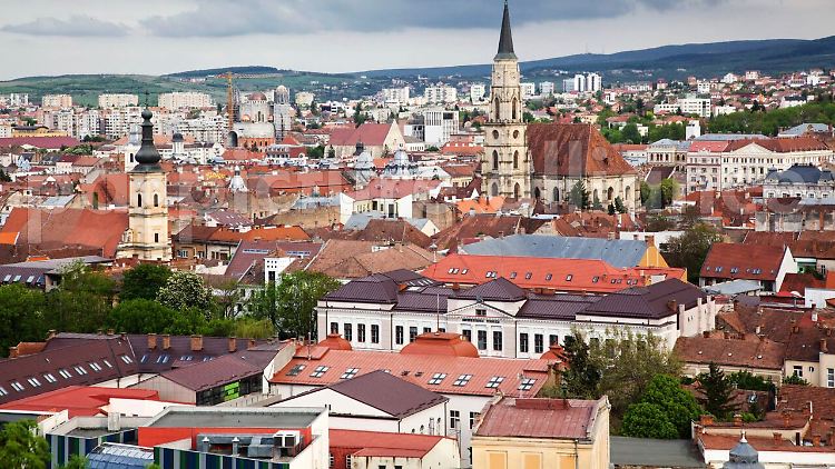 Cluj-Napoca in Rumänien: Hier war der Hitzeinsel-Effekt besonders groß.
