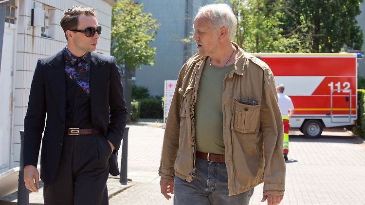Kriminalhauptkommissar Vincent Ross (l.) bekommt mit Karl Rogov einen neuen Polizeikollegen.