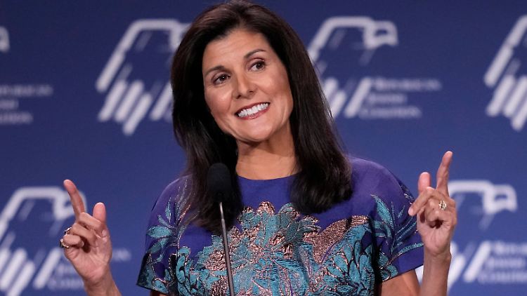 Gab Trump ihr für die Kandidatur seinen Segen? Nikki Haley verbindet das Trump-Lager und pragmatischere Republikaner.