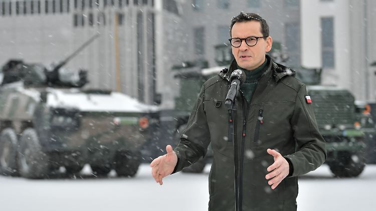 Polens Ministerpräsident Morawiecki geht mit Kanzler Scholz hart ins Gericht. 