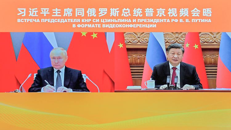 Am 30. Dezember trafen sich Putin und Xi zu einer Videokonferenz.