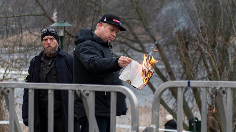 Am 21. Januar verbrannte Rasmus Paludan in Stockholm einen Koran. Wenige Tage später wiederholte er die Aktion in Kopenhagen.