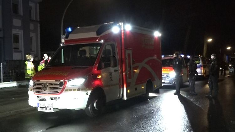 Die Polizei hat den Unglücksort weiträumig abgesperrt. 