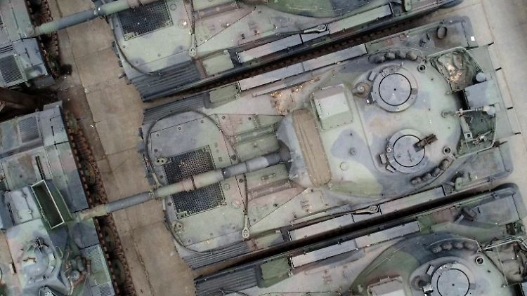 Der Leopard 1 wurde bis Mitte der 80er Jahre produziert.