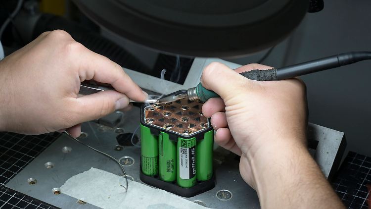Wie hier bei Greyp Elektrofahrrad in Kroatien kommen Lithium-Ionen-Akkus auch in E-Bikes zum Einsatz.