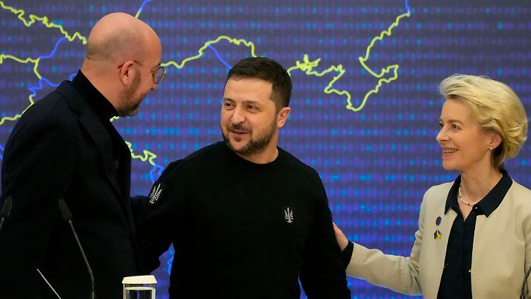 Die Stimmung auf dem EU-Ukraine-Gipfel ist gut, die Abschlusserklärung aber eher unkonkret. 