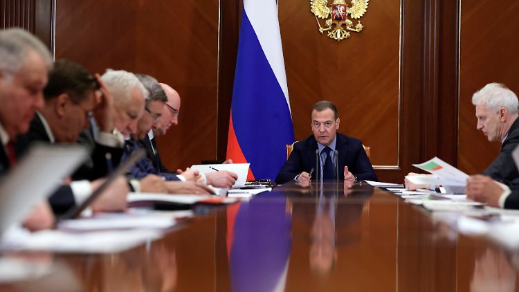 Dmitri Medwedew ist der stellvertretende Vorsitzende des Nationales Sicherheitsrates in Russland. 