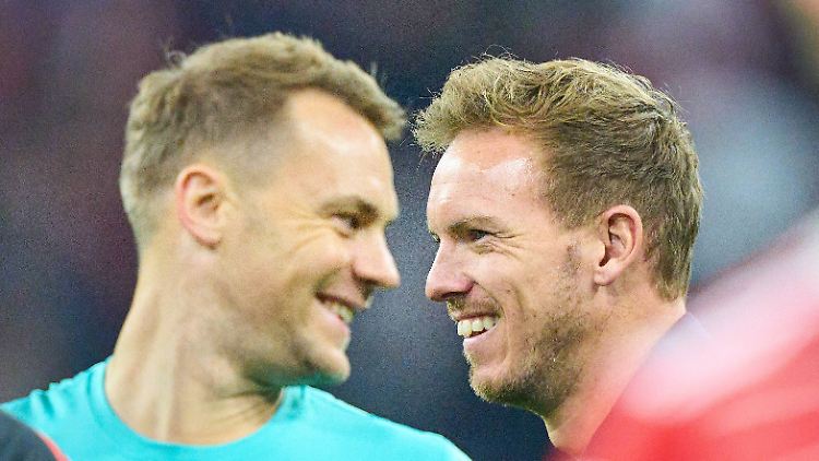 Lustig war gestern: Manuel Neuer und Julian Nagelsmann