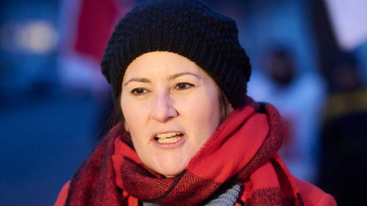 Janine Wissler blieb bei dem schweren Erdbeben am Morgen unverletzt.
