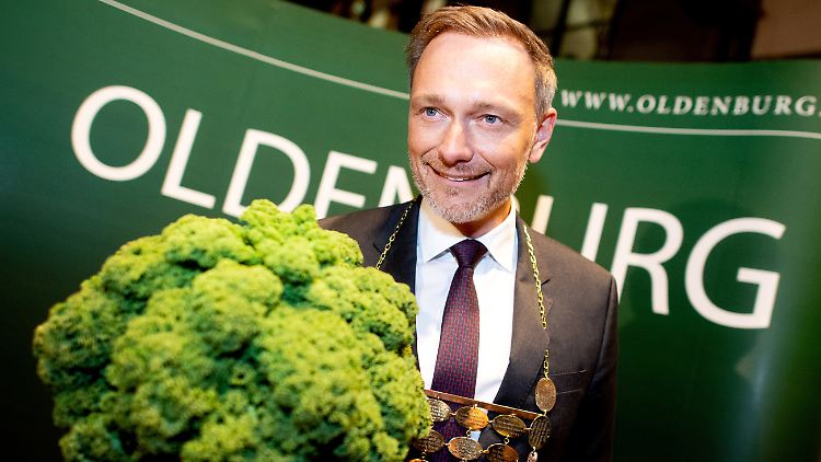 Da freut sich aber einer: Christian Lindner.