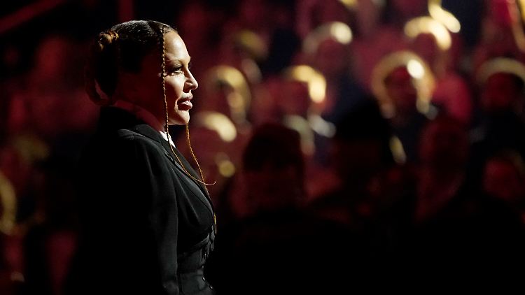 Kaum wiederzuerkennen: Madonna.