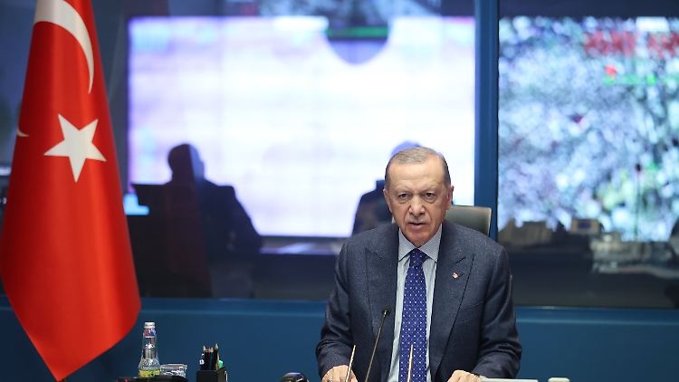 Durch den Notstand sollen schnelle Hilfseinsätze möglich werden, sagt der türkische Staatschef Erdogan.