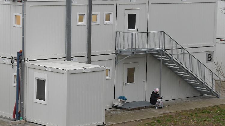 Flüchtlingsunterkunft in Freiburg.