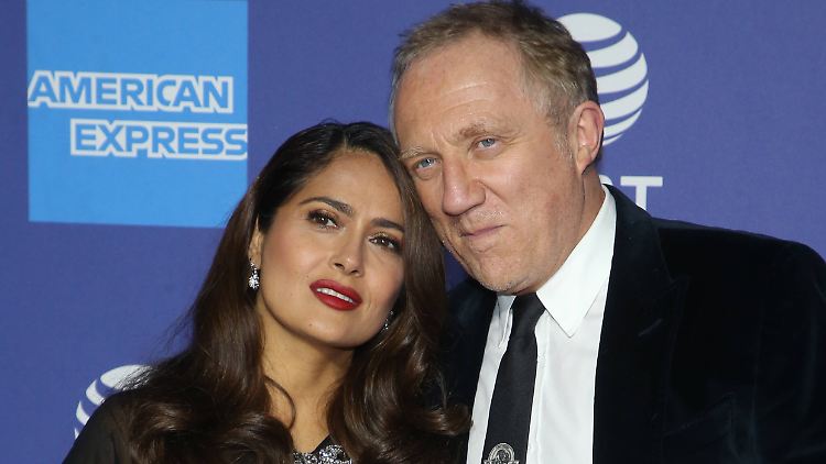 Seit 2009 verheiratet - und glücklich: Salma Hayek und François-Henri Pinault.