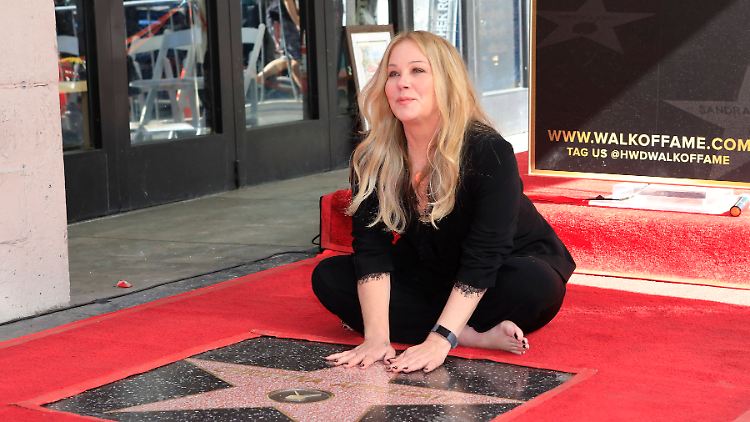 Applegate auf dem Hollywood Walk of Fame im vergangenen November.