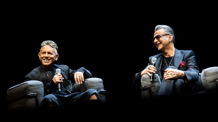 "Ghosts Again": Dave Graham und Martin Gore (v.r.) wollen das perfekte Gleichgewicht zwischen Melancholie und Freude. 