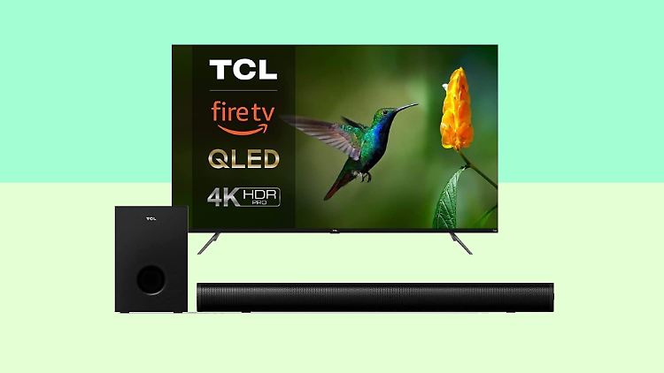 Starkes Team: Bei Amazon gibt es Fernseher und Soundbar von TCL im günstigen Bundle.