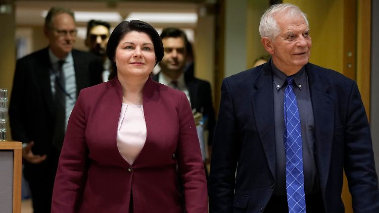 Noch vor wenigen Tagen war Regierungschefin Gavrilita beim Europäischen Rat zu Gast. 