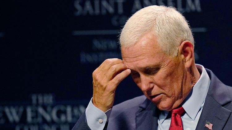 Pence gilt als potenzieller innerparteilicher Rivale von Trump im Rennen um die Präsidentschaftskandidatur 