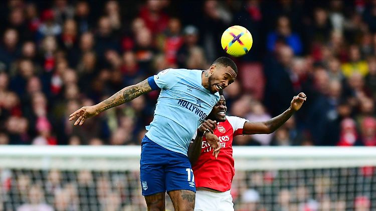 Ivan Toney übersprang den FC Arsenal einmal entscheidend zum Ausgleichtreffer für den FC Brentford.