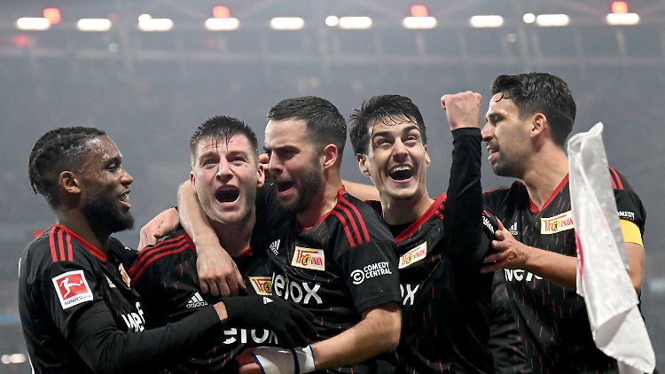 Müssen immer jubeln: die Spieler von Union Berlin.