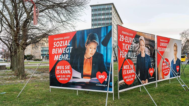In Rudow im Süden des Berliner Bezirks Neukölln hat Franziska Giffey die Mehrheit der Wähler nicht überzeugt.