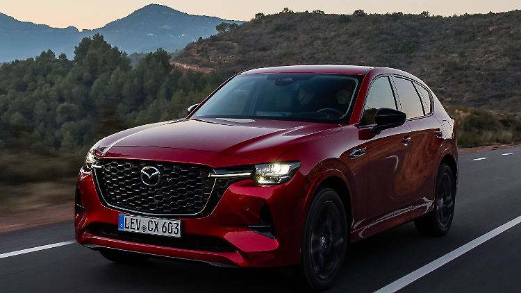 Den Mazda CX-60 gibt es auch mit Dieselmotoren.