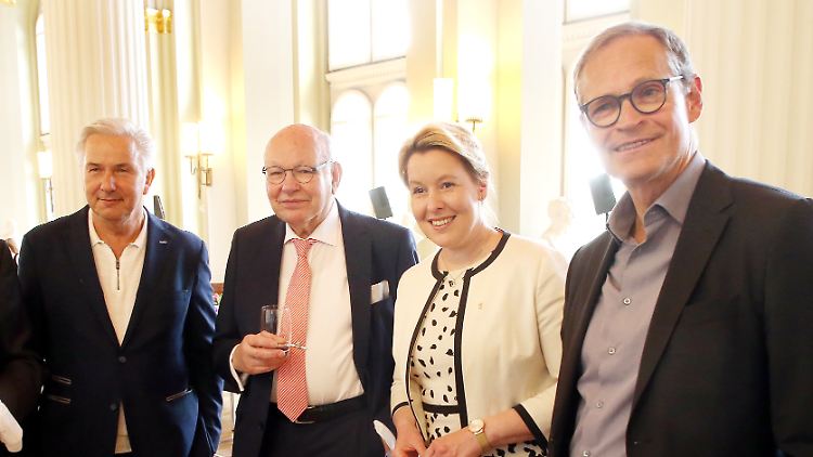 Sie alle regierten und regieren für die SPD Berlin: Klaus Wowereit, Walter Momper, Franziska Giffey und Michael Müller